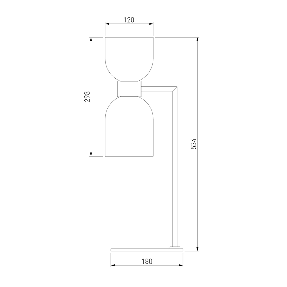 Настольная лампа Light maker studio white and smok в Сочи