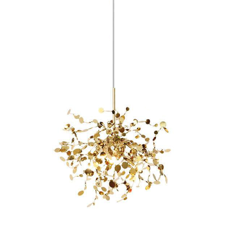 Люстра Terzani Argent Suspension Gold Pendant lamp 50 Золотой в Сочи | Loft Concept 