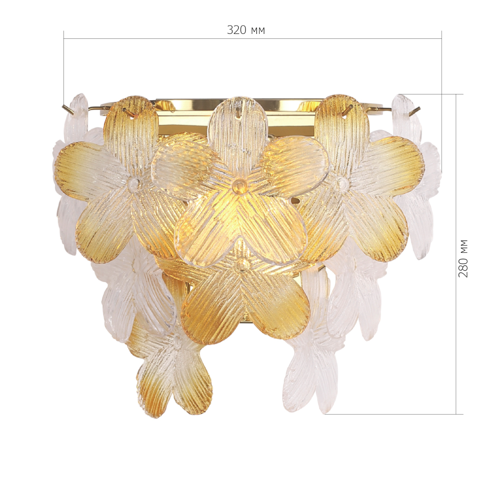 Бра с цветочными мотивами Light Floral Glow в Сочи