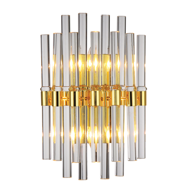 Бра Luxxu Sconce Глянцевое золото Прозрачный в Сочи | Loft Concept 