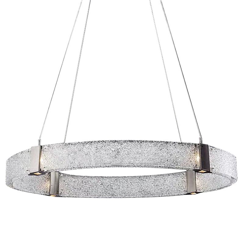 Люстра Parallel Oval LED Chandelier Никель Белый в Сочи | Loft Concept 