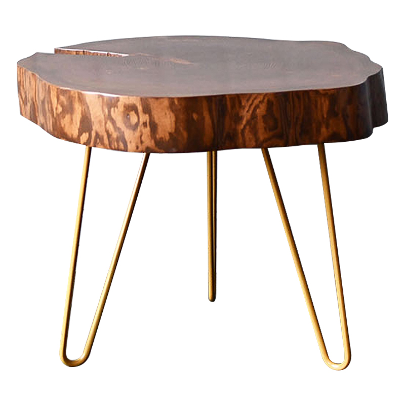 Кофейный стол Dylon Industrial Metal Rust Coffee Table Коричневый Желтый в Сочи | Loft Concept 