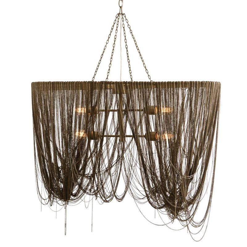 Люстра Arteriors LAYLA PENDANT Золотой Серебряный в Сочи | Loft Concept 