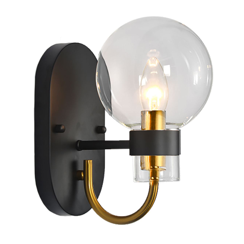 Бра Votrom Sconce black Черный Бронза Прозрачный (Transparent) в Сочи | Loft Concept 