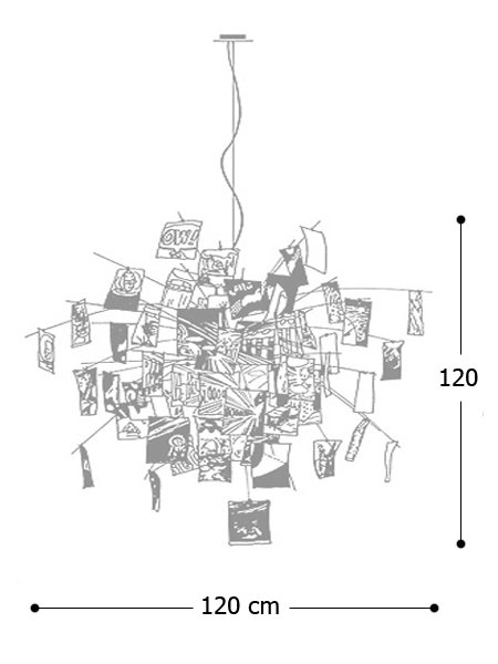 Светильник Zettel Z 5 Ingo Maurer text в Сочи