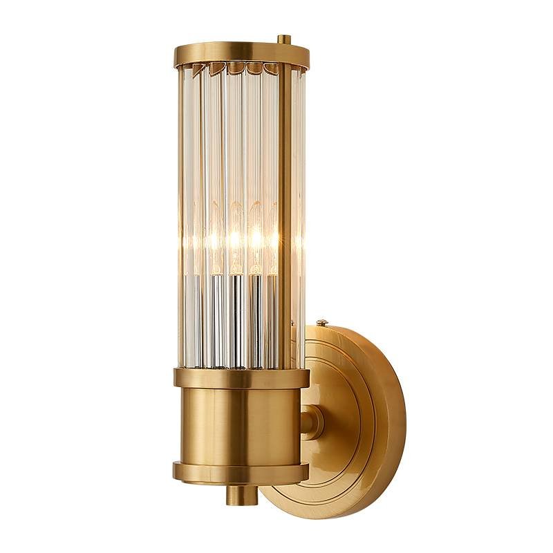 Ralph Lauren Бра Allen Single Sconce Brass Латунь Прозрачный (Transparent) в Сочи | Loft Concept 