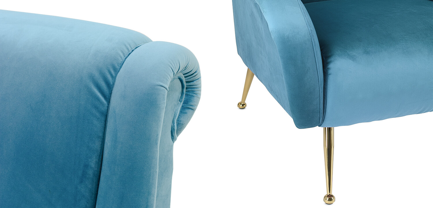 Кресло Chair Giardino light blue - фото №1