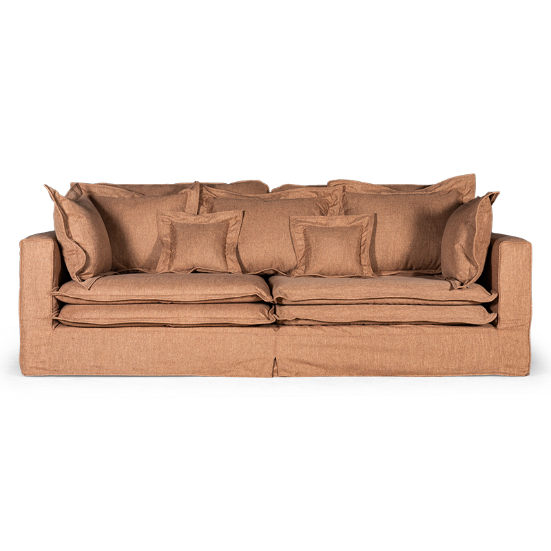 Диван Evelyn Textile Brown Sofa Коричневый в Сочи | Loft Concept 