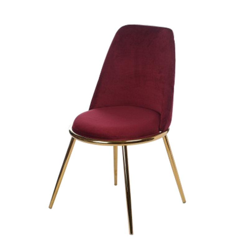 Стул Chairs Velvet Crimson Малиновый (Crimson) Золотой в Сочи | Loft Concept 