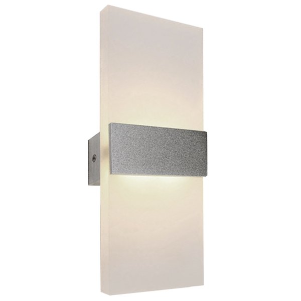 Бра Road Wall Light Silver Серебряный Прозрачный белый в Сочи | Loft Concept 