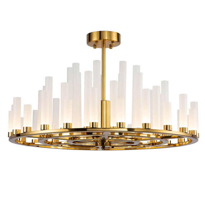 Люстра Candlestick Chandelier Глянцевое золото в Сочи | Loft Concept 