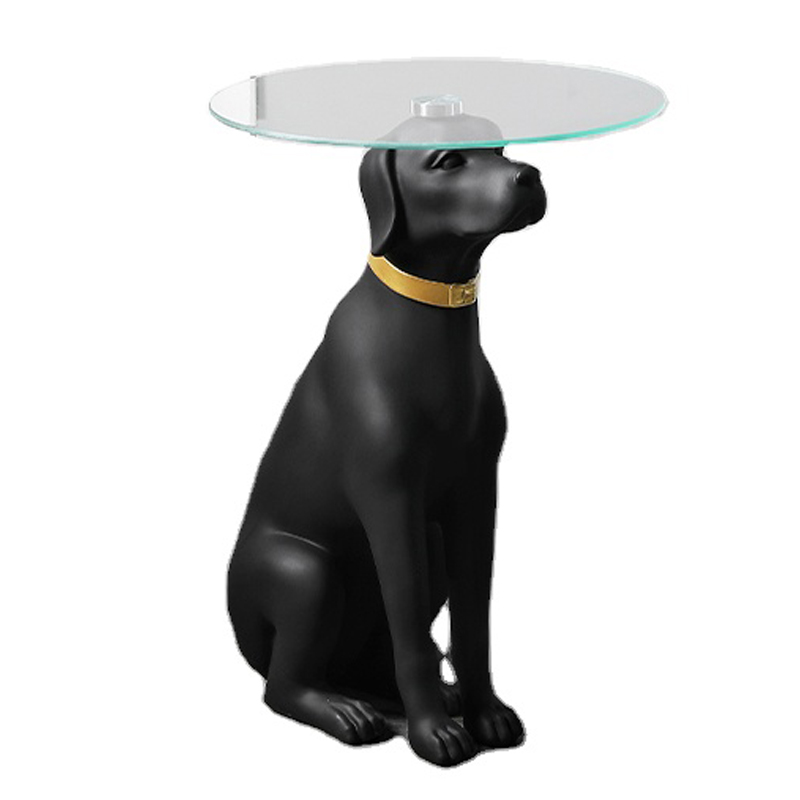 Приставной стол Black Dog Table Черный в Сочи | Loft Concept 