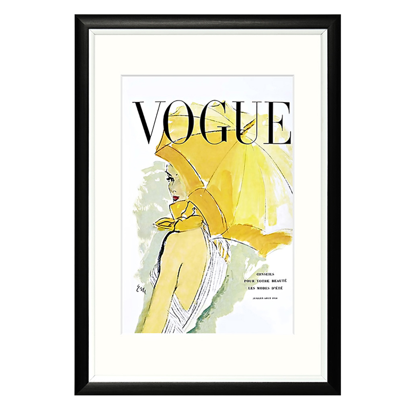 Постер Vogue July-August 1950 Мульти в Сочи | Loft Concept 