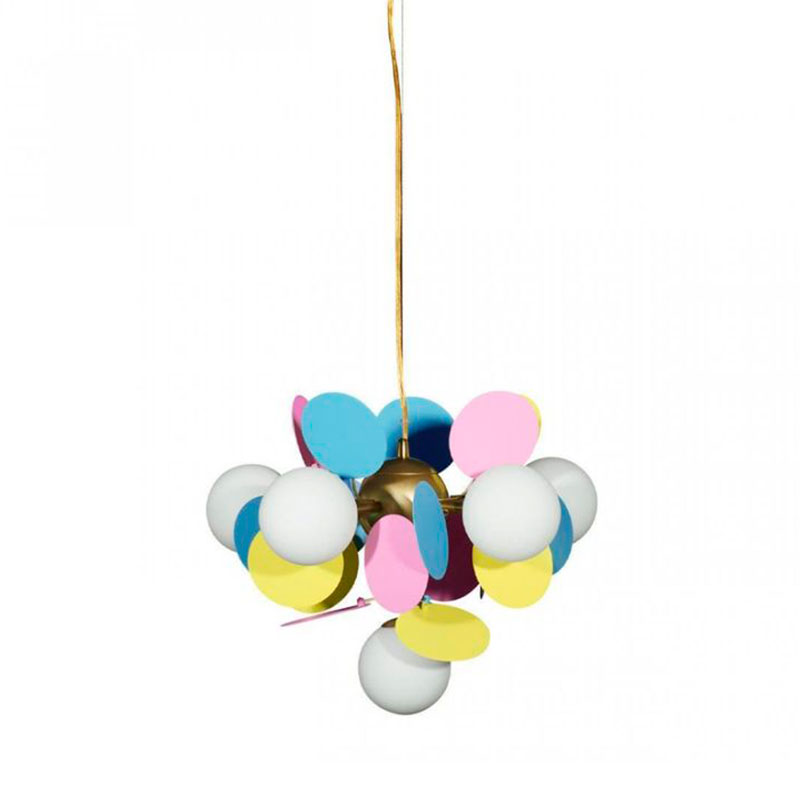 Люстра MATISSE Chandelier multicolor 6 ламп Мульти Золотой в Сочи | Loft Concept 