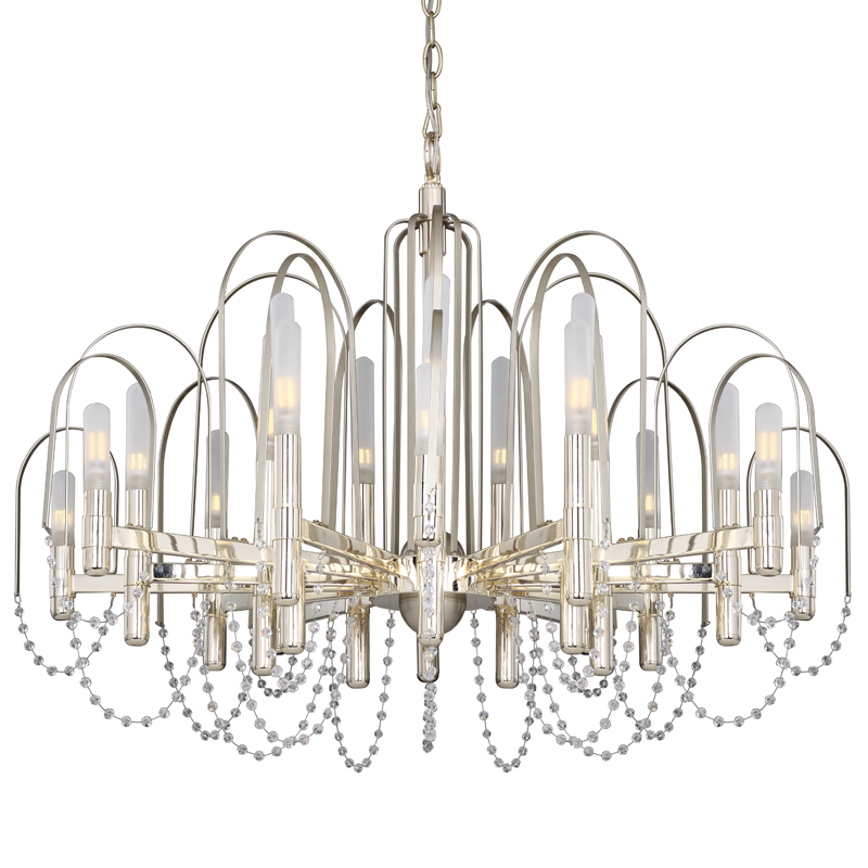 Люстра Perrine Chandelier 93 Золотой Шампань Прозрачный Белый в Сочи | Loft Concept 