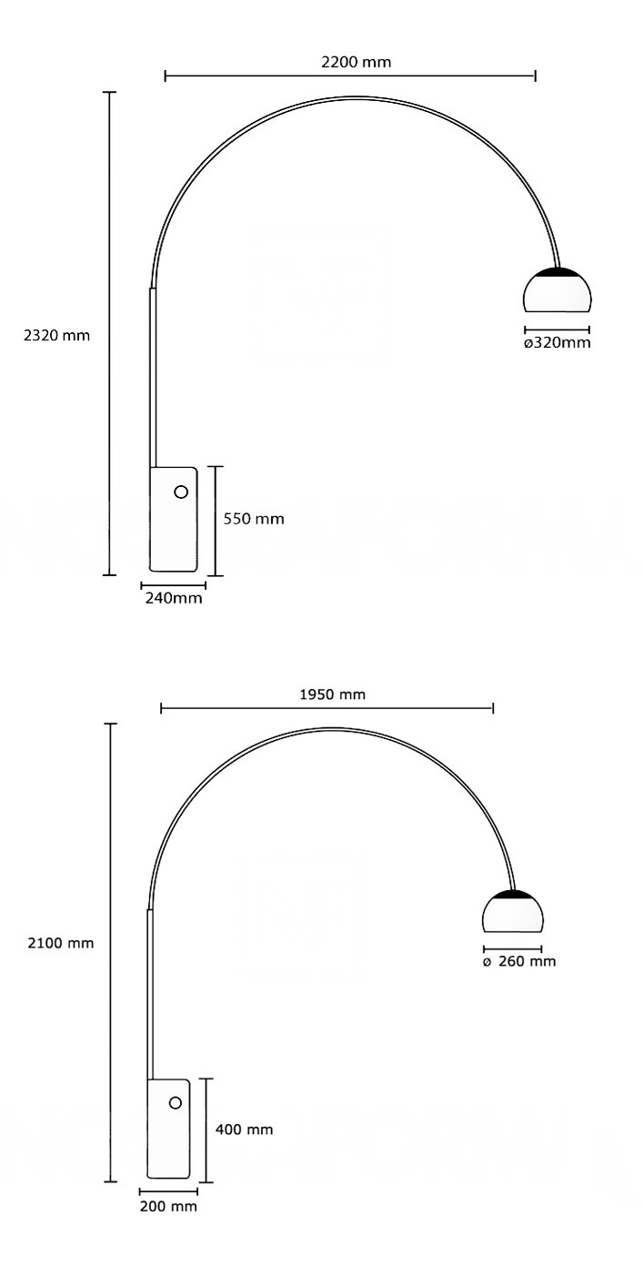 Торшер Flos Arco в Сочи