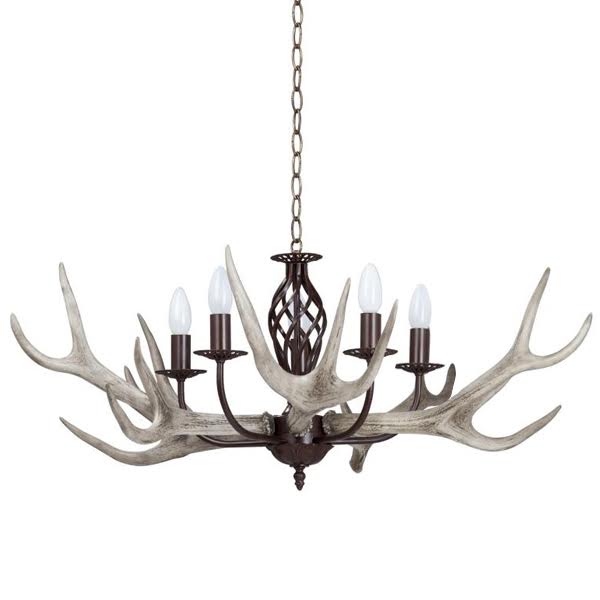 Люстра Horned Forrest Chandelier Коричневый в Сочи | Loft Concept 