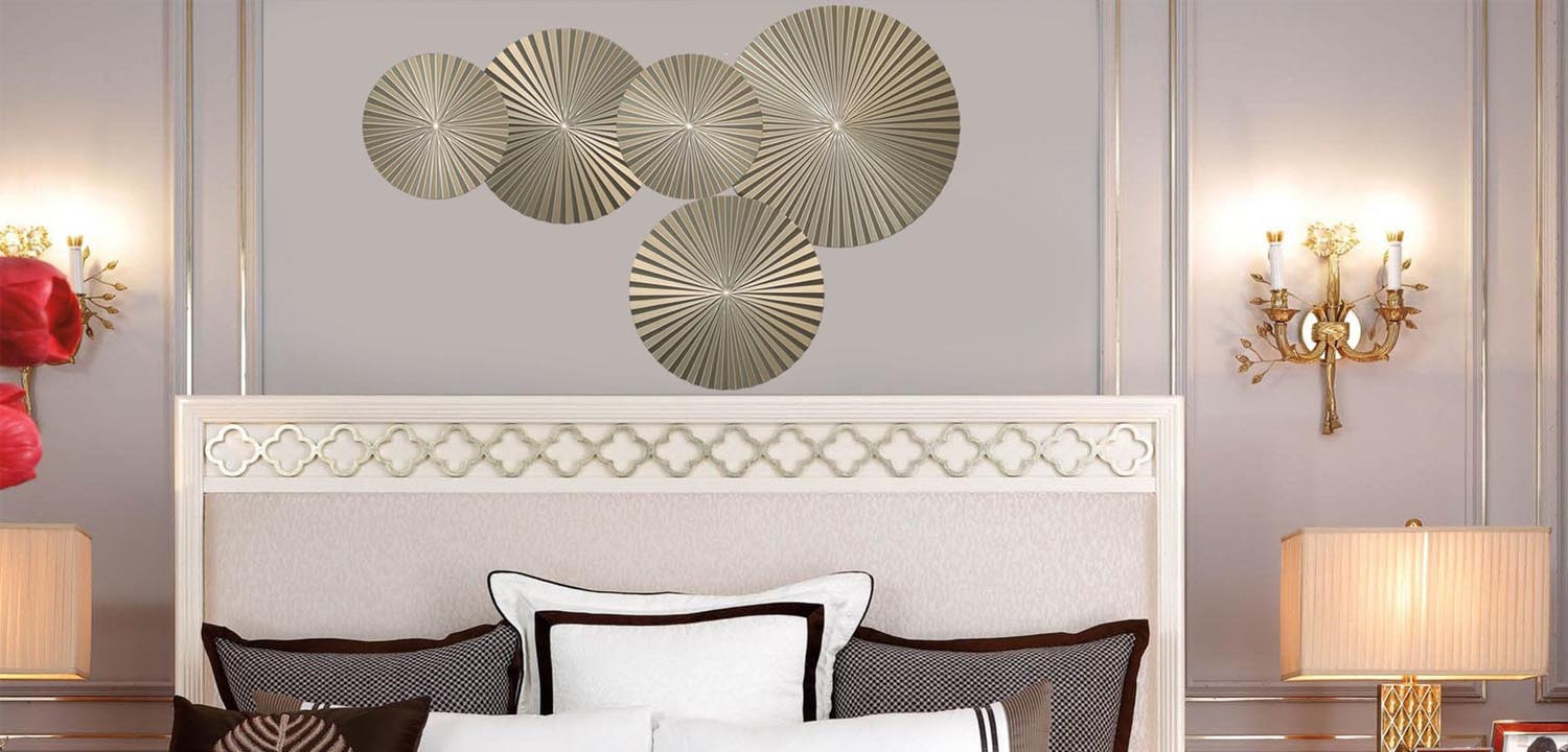 Арт-объект Apollo Champagne Wall Plaque Disc 5 - фото №1