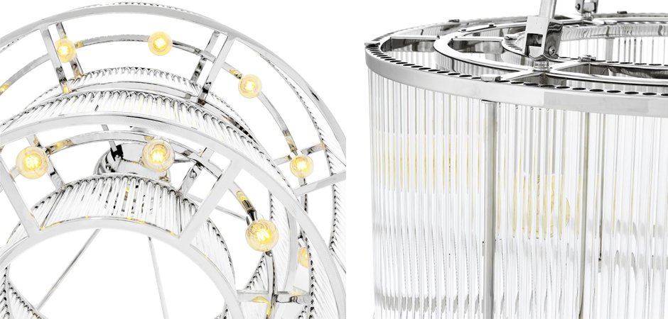 Люстра Chandelier Bernardi Nickel - Loft-Concept в Сочи