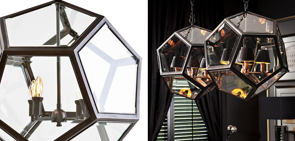 Люстра Eichholtz Lantern Yorkshire Bronze L - Loft-Concept в Сочи