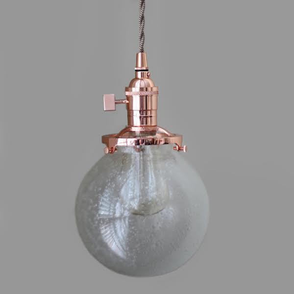 Подвесной светильник Bubble Sphere Glass Copper Медь в Сочи | Loft Concept 