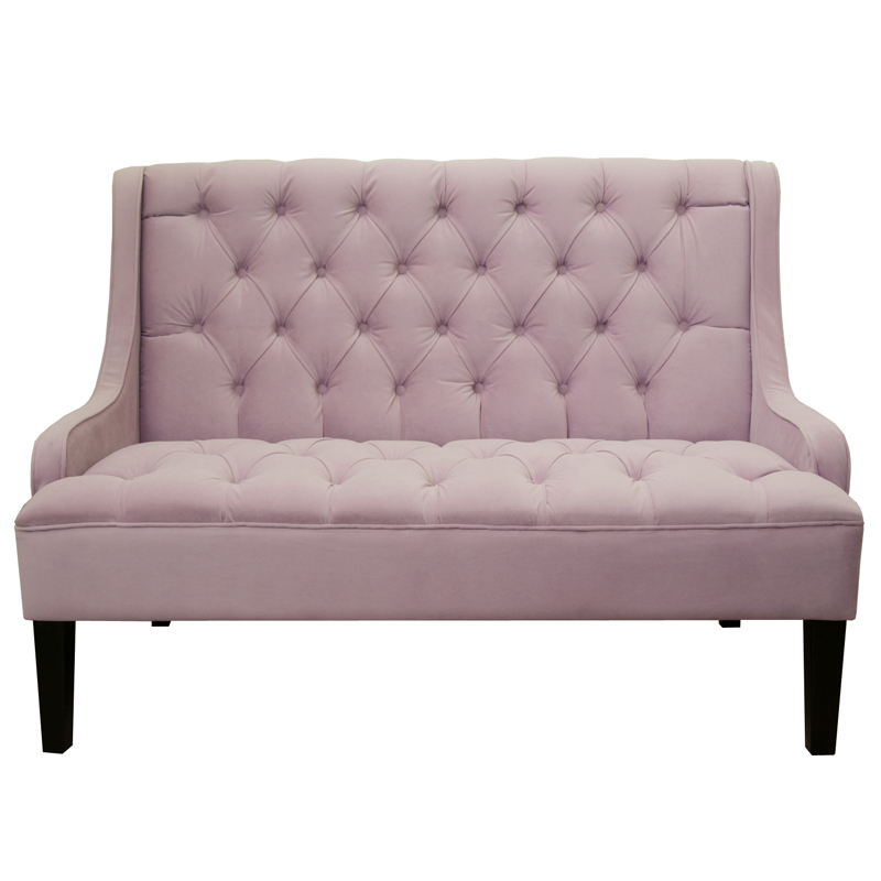 Диван Folket Sofa velour pink Розовый (Rose) в Сочи | Loft Concept 