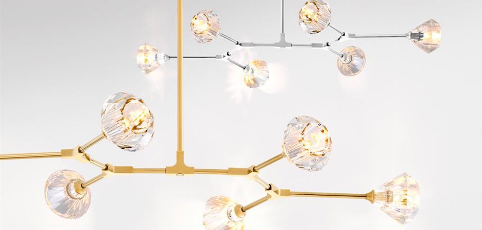 Люстра Chandelier Salasco Gold - фото №1