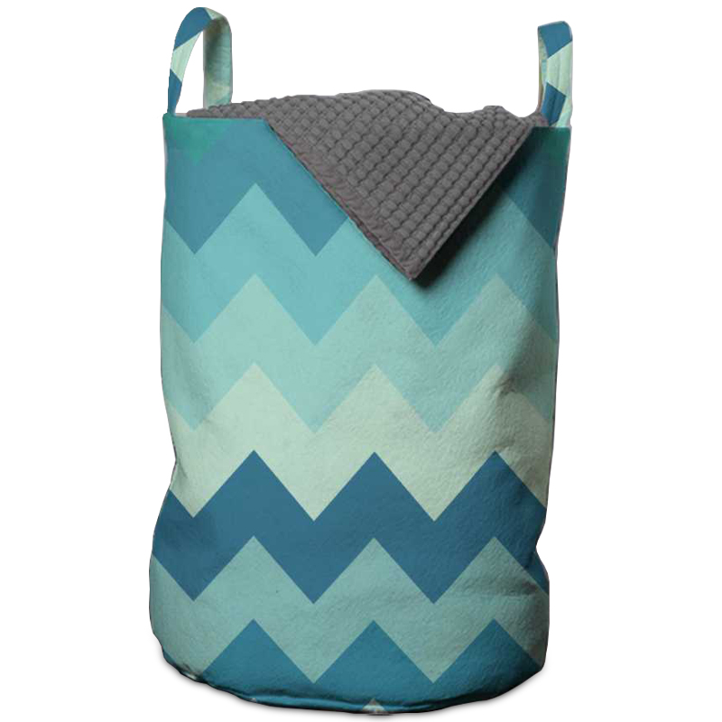 Корзина Blue Chevron Basket Мульти в Сочи | Loft Concept 