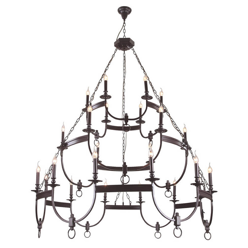 Люстра Claudette Chandelier 24 Коричневый в Сочи | Loft Concept 