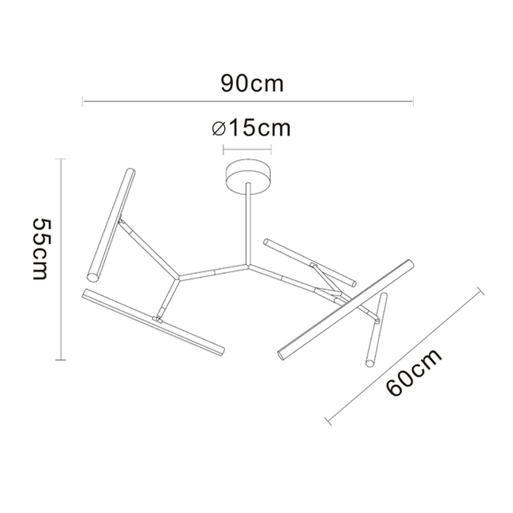 Люстра на штанге Geometry в Сочи