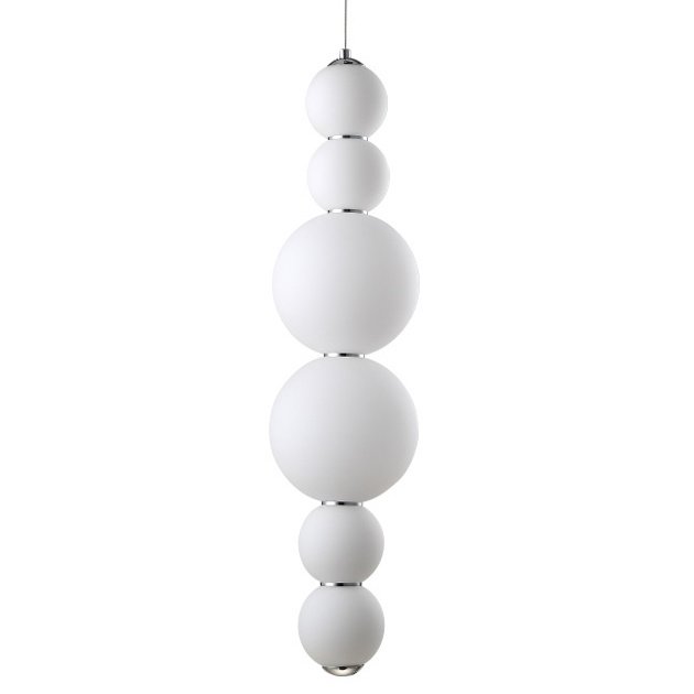 Люстра PEARLS Suspension Pendant Lamp C Белый Хром в Сочи | Loft Concept 