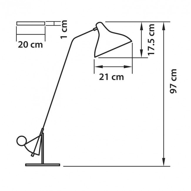 Настольная лампа Lampara Table Lamp в Сочи