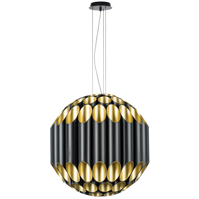 Люстра Garbi Black Pipe Organ Chandelier 80 Черный Золотой в Сочи | Loft Concept 