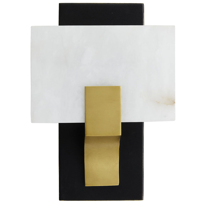 Бра Arteriors LUNA SCONCE Латунь Белый Черный в Сочи | Loft Concept 