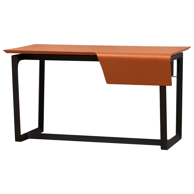 Рабочий стол Stan Orange Desk Оранжевый Черный в Сочи | Loft Concept 