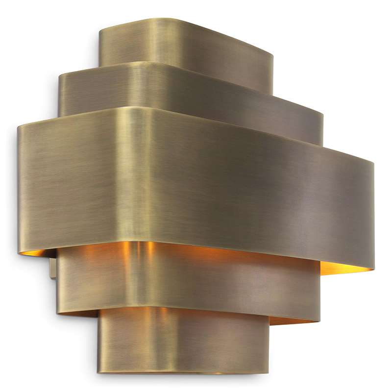 Бра Eichholtz Wall Lamp Pegaso Brass Винтажная латунь в Сочи | Loft Concept 