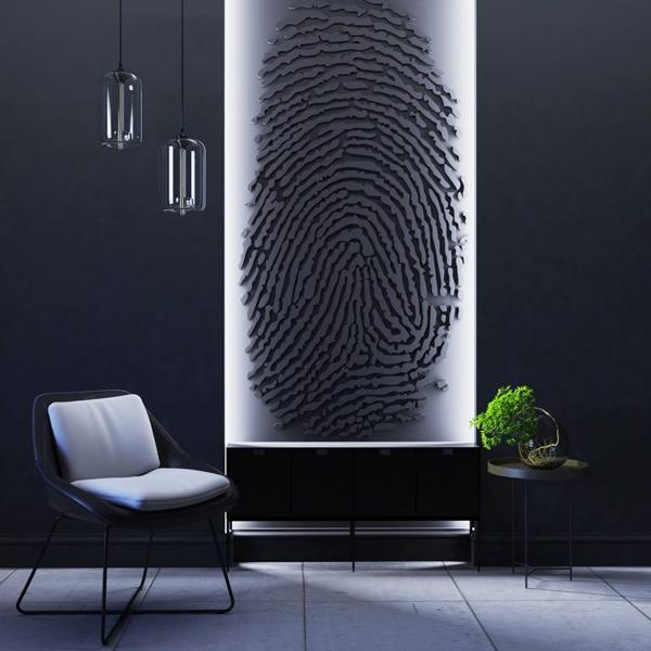 Барельеф FINGERPRINT  в Сочи | Loft Concept 