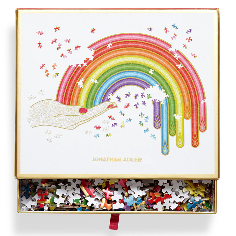 Пазлы RAINBOW HAND SHAPED PUZZLE Jonathan Adler Мульти в Сочи | Loft Concept 