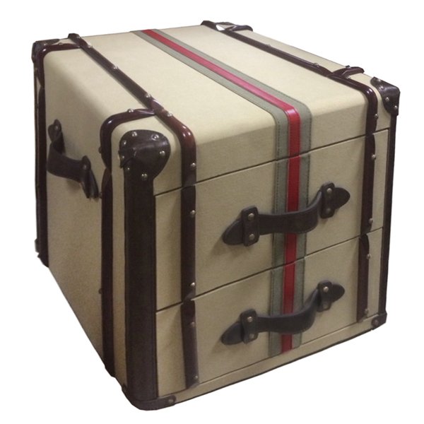 Сундук Richards Red line Canvas Medium trunk   в Сочи | Loft Concept 