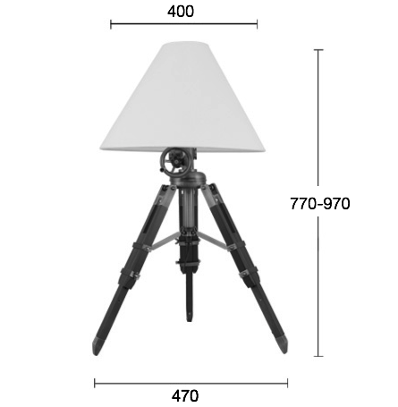 Настольная лампа Table Standing Lamp Black в Сочи