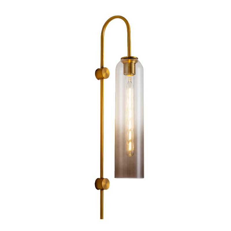 Бра ARTICOLO float Wall Sconce Ambre Глянцевое золото Амбре янтарь в Сочи | Loft Concept 