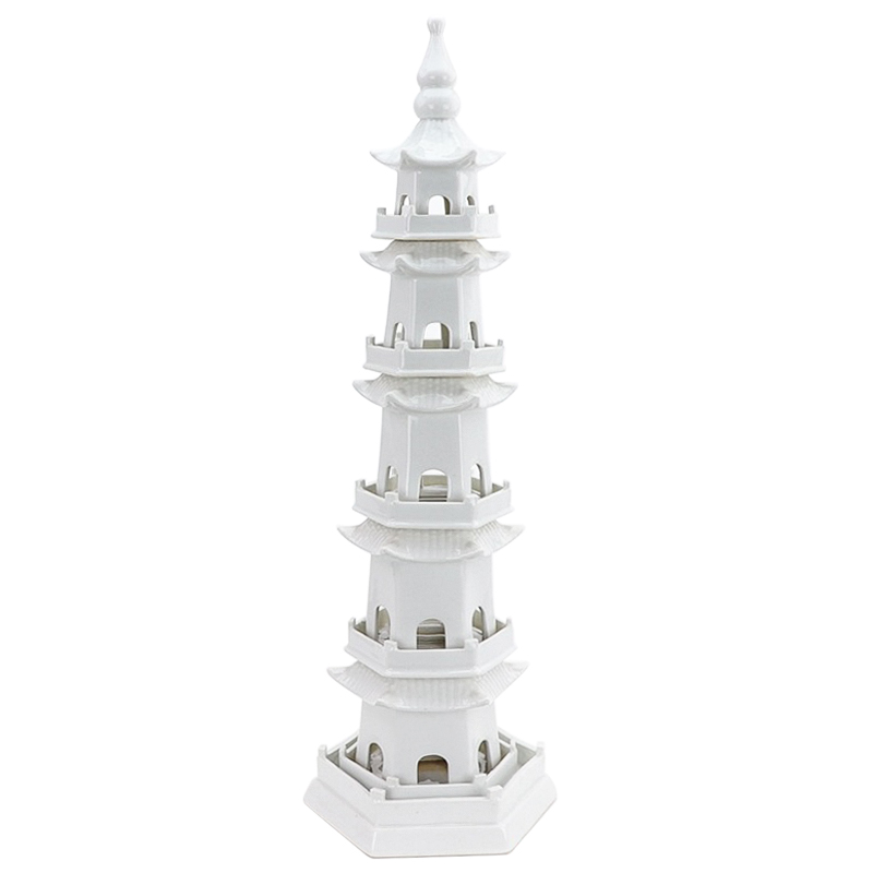 Статуэтка Ceramic Pagoda white Белый в Сочи | Loft Concept 