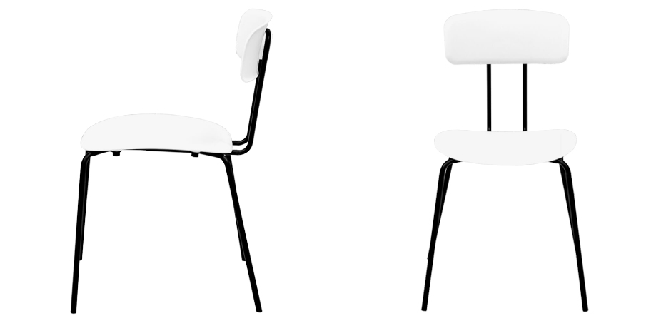 Стул Tyler Loft Stool White - фото №1