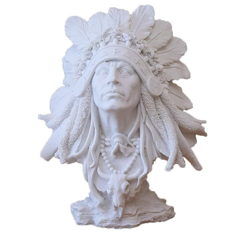 Native american indian figurine A Белый в Сочи | Loft Concept 