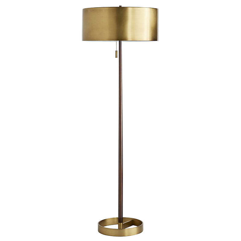 Торшер Arteriors VIOLETTA FLOOR LAMP Латунь в Сочи | Loft Concept 