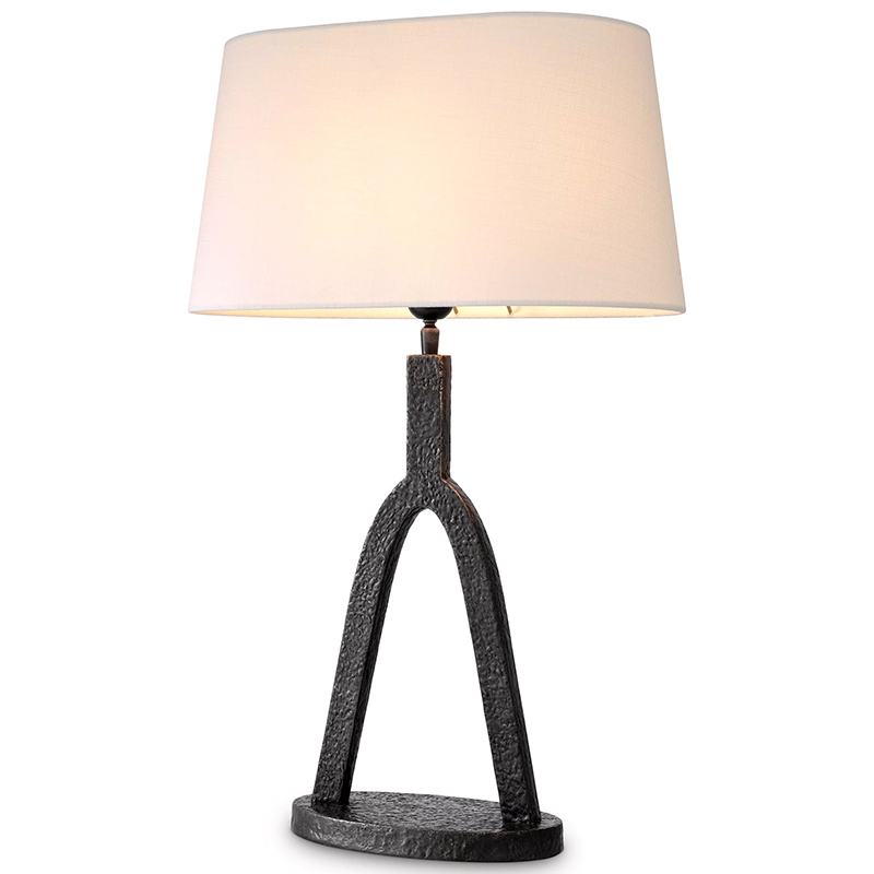 Настольная лампа Eichholtz Table lamp Coosa Темная бронза Белый в Сочи | Loft Concept 