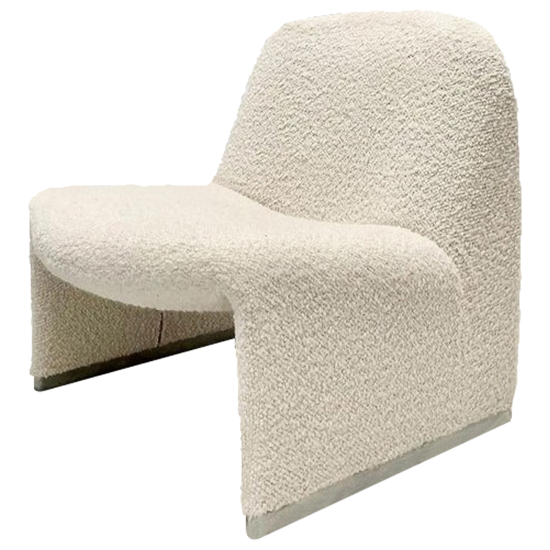 Кресло Kaydan White Boucle Armchair  в Сочи | Loft Concept 