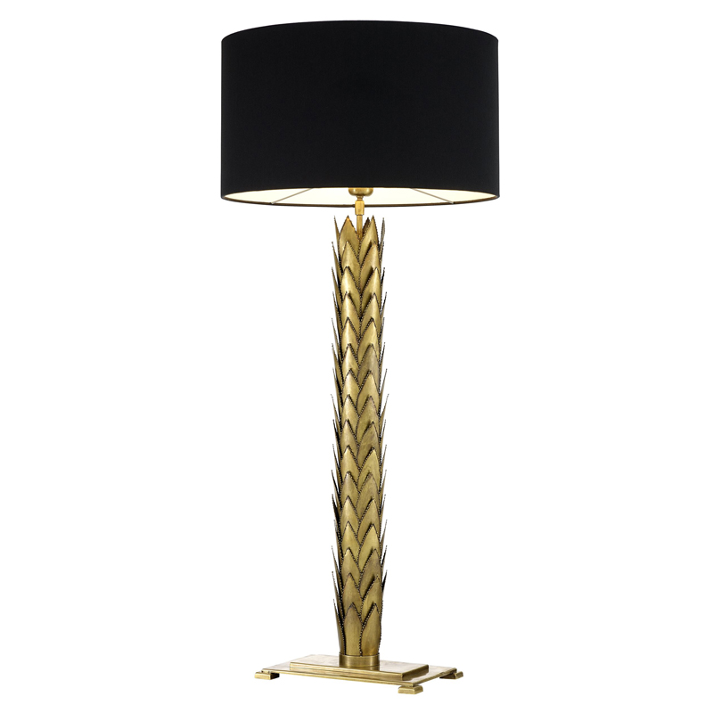 Настольная лампа Eichholtz Table Lamp Granada Латунь Черный в Сочи | Loft Concept 