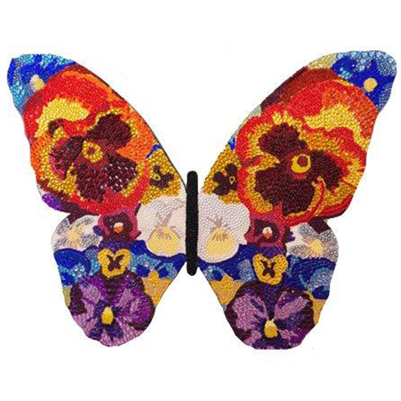 Картина “Pansy Bedazzled Butterfly Cut Out” Мульти в Сочи | Loft Concept 