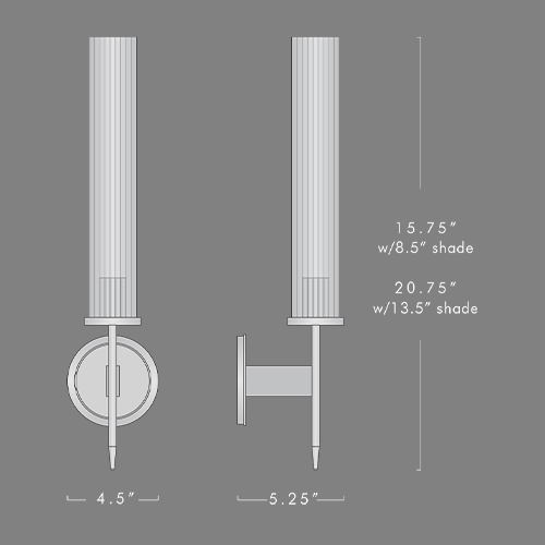 Бра Jonathan Browning ALOUETTE SCONCE Черный Цвет в Сочи